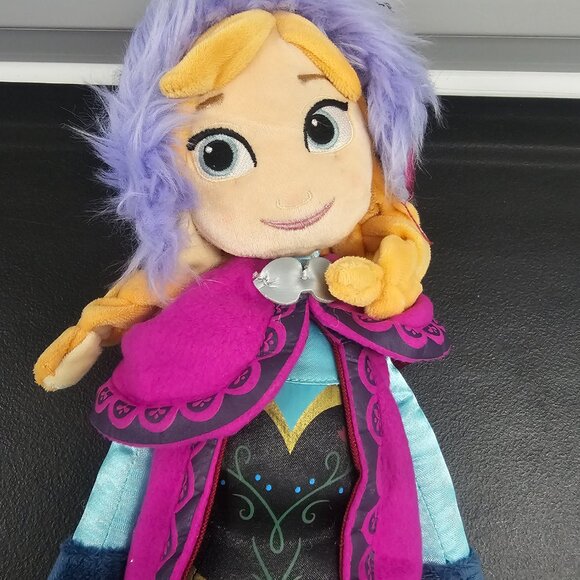 Disney Store Frozen 20” Anna Plush Cloth Doll Stuffed Toy Princess - Picture 5 of 16